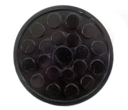 Rubber pads for 2 post lifts.